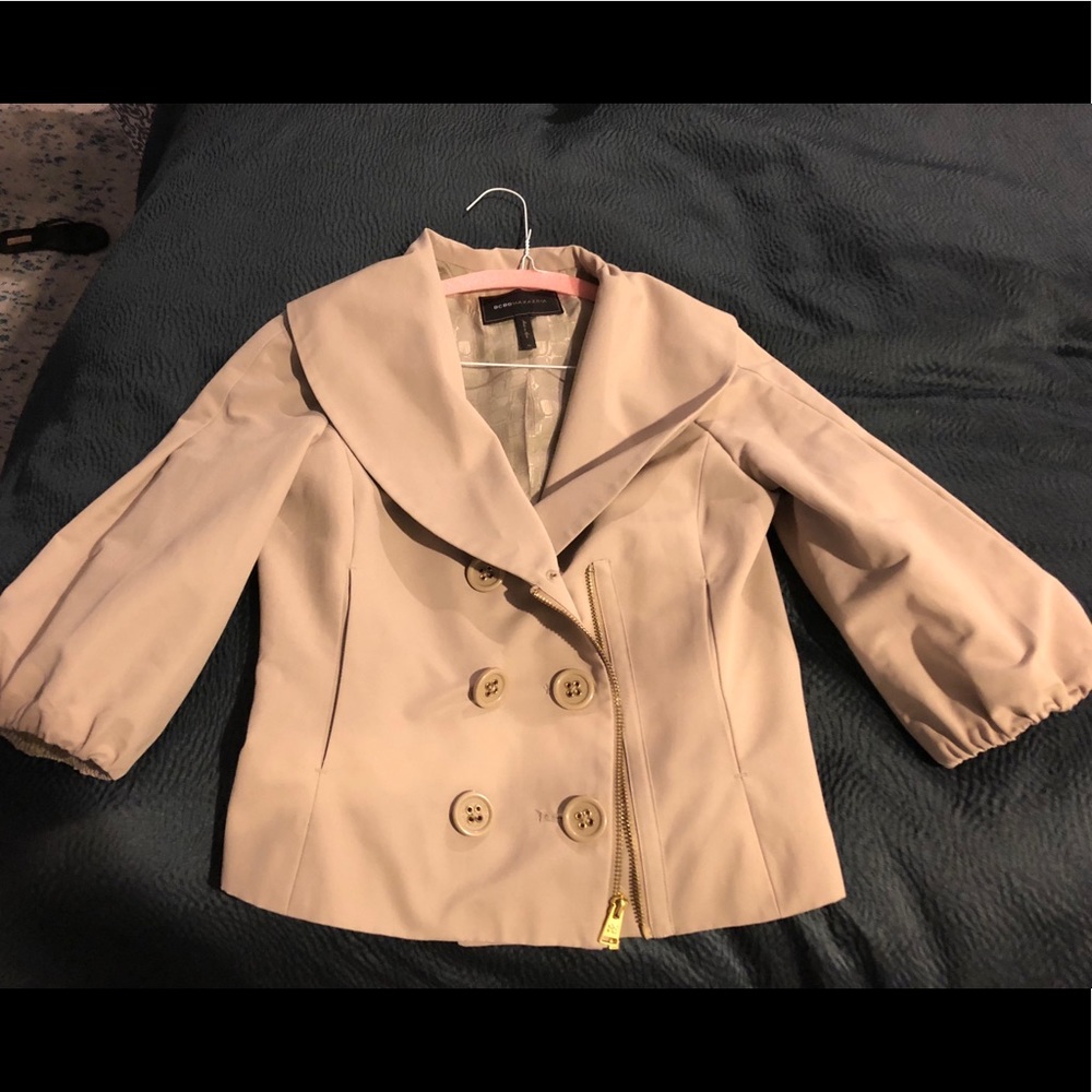 BCBG tan blazer